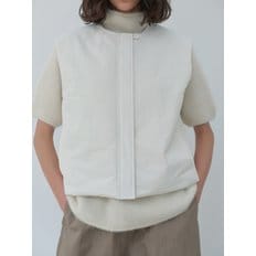 padded vest (ivory)