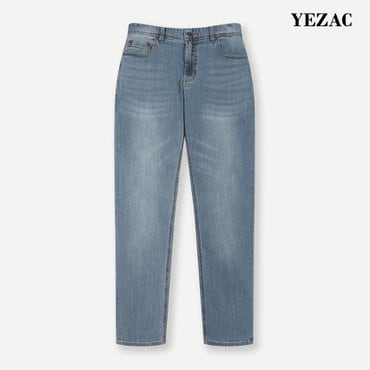 예작 심플 무드 스판 일자핏 데님팬츠 블루 YJESTA313BL