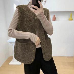 /마전동상회 뽀글이 양털조끼 겨울 방한 보온 조끼 후리스