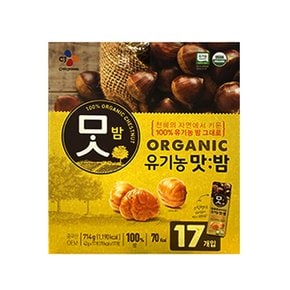 씨제이 유기농 맛밤 714g