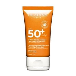 클라랑스 CLARINS 크림 솔레어 햇빛 쥬네스 Tres 오트 프로텍션 50 선크림