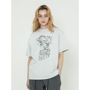 Wavy 13th pigment t-shirts - Light grey