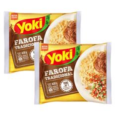 2개세트 브라질 요키 Yoki Seasoned Cassava Flour 17.6oz 500g