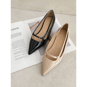 Angela strap Pumps enamel_2color 3cm ODR20117