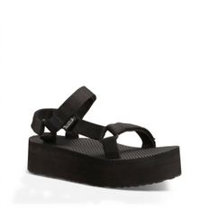 5366331 Teva Womens Flatform Universal Sandal In Black