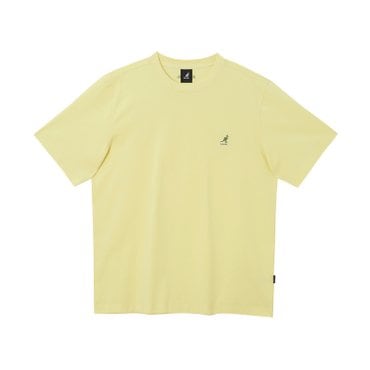 캉골 클래식 로고 반팔 티셔츠 2764 레몬 (KRECST27640)