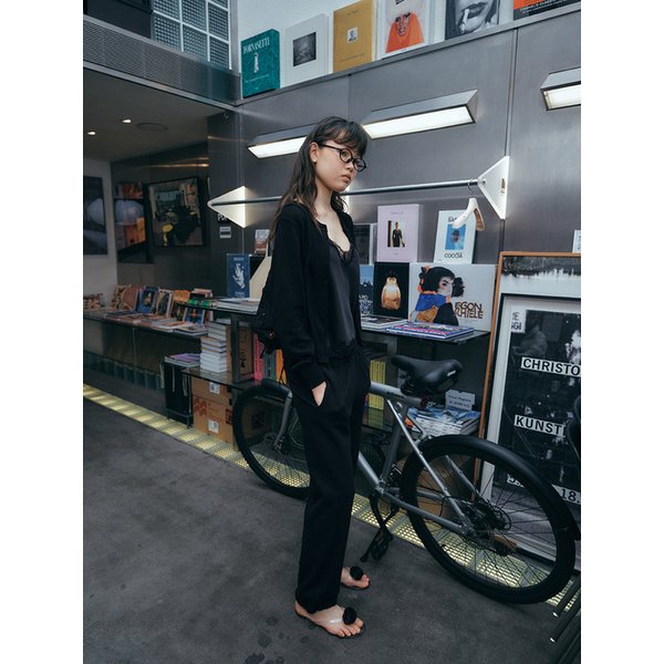 Easy-Care Cotton Cardigan (Black)