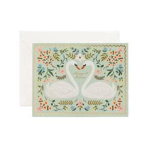Always & Forever Swans Wedding Card 웨딩 카드