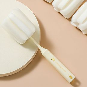 폭신 부드러운 텀블러 컵 세척솔 (화이트)