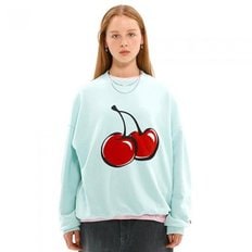 키르시 BIG CHERRY SWEATSHIRT JS [LIGHT MINT]