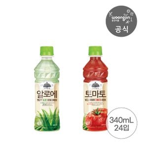 가야농장 토마토/알로에 340mL 24개