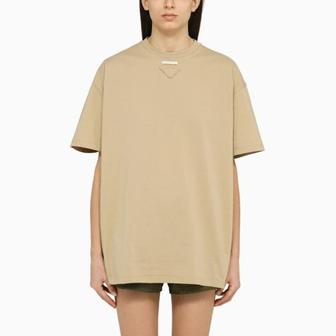 프라다(병행) 24SS 프라다 반팔 티셔츠 3558A12ZB Beige