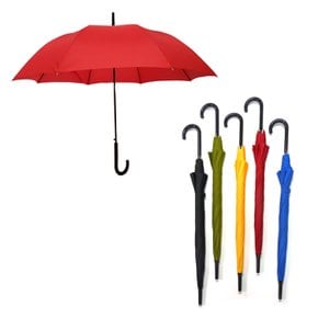 60컬러무지 곡자 손잡이 학생 단체 장우산