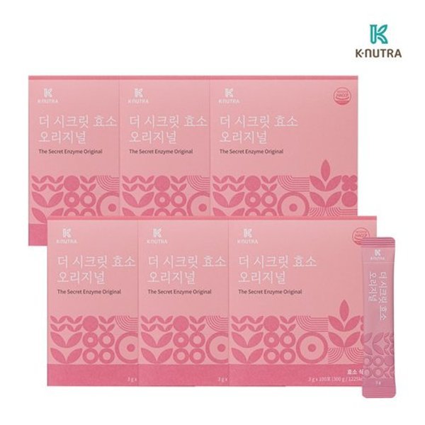 케이뉴트라 더 시크릿 효소 오리지널 곡물 발효효소 3g x 100포 6박...