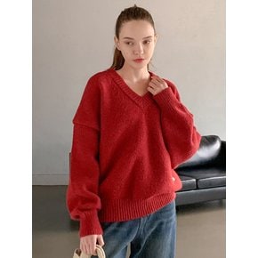 Essential V-neck Knit Pullover (6colors) VKNIT_041