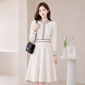 진주 스티치라인 니트원피스_M2602OP607A