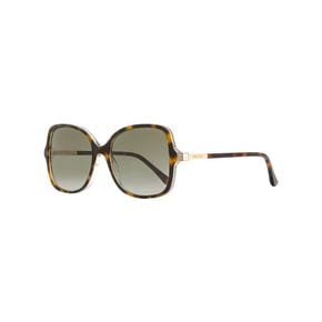 3972081 Jimmy Choo Womens Square Sunglasses Judy/S 0T4HA Havana/Gold 57mm 65053641