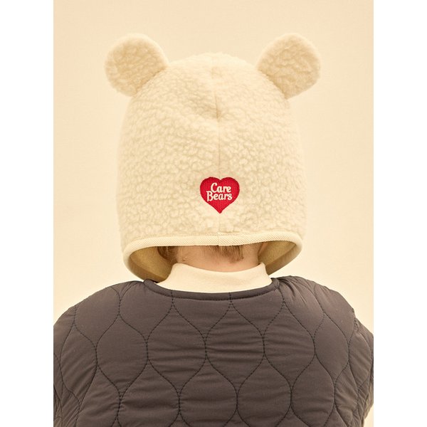 즈 곰돌이 플리스 귀달이 모자