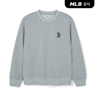 MLB [코리아공식] 클래식 모노그램 빅럭스 맨투맨 BOS (Melange Grey)