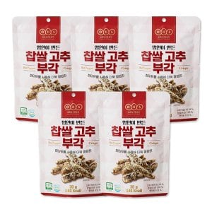 오희숙전통부각 찹쌀 고추부각 30g X 5봉