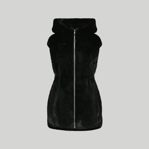 슬라이트 쉬어드 밍크 후드베스트 (W11150SS)