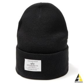 23FW ESSENTIAL BEANIE BLACK (UHE51500C1) (에센셜 비니)