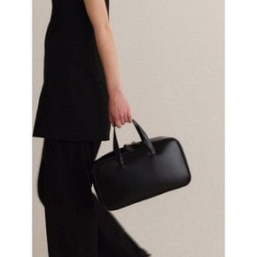 로서울 Large Tin square tote bag Glossy black