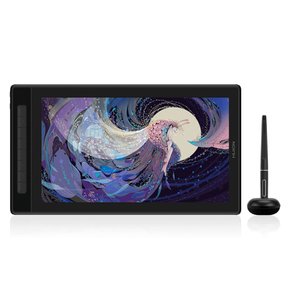 HUION Kamvas Pro 16(2.5K) QHD sRGB 145% 액체 탭 액정 펜 태블릿 15.8인치 고해상도와 깨끗한