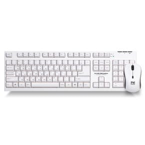 NKEYBOARD W570 무선 키보드 마우스 (화이트)