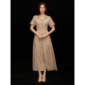 NO.7 DRESS - BEIGE