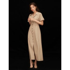 NO.7 DRESS - BEIGE