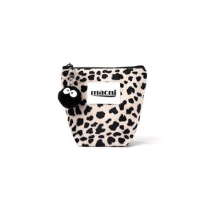 LEOPARD STANDY POUCH_BEIGE