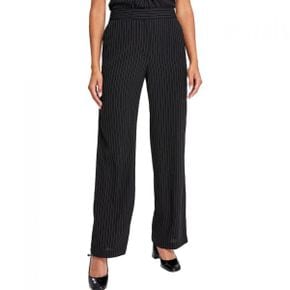 5485843 DKNY Womens Pinstripe Knit Wide Leg Pants