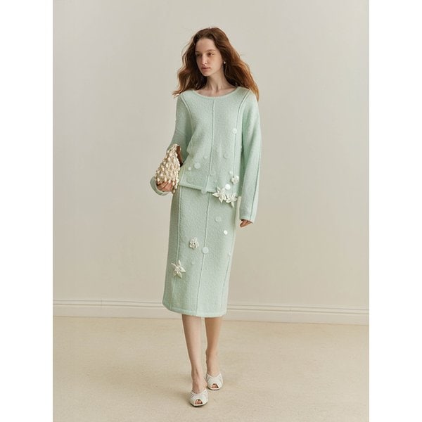 YY_Lazy style flower skirt