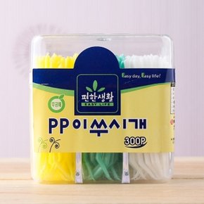 300p 롯데 편한생활 이쑤시개(PP사각)/대나무이쑤시개