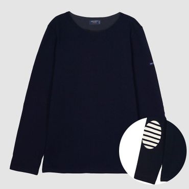 세인트제임스 메르디앙 엘보패치 스트라이프 남녀공용 티셔츠 0844/NAVY/ECRU/NAVY 60622272