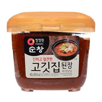 청정원 순창 고깃집된장찌개 양념450g(각)