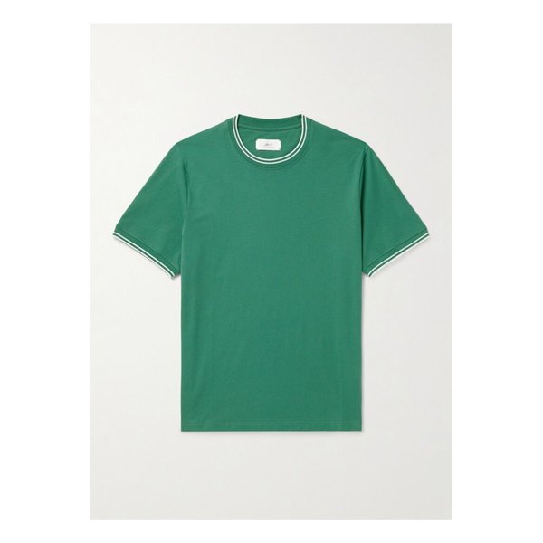 미스터 피 클럽하우스 코튼 저지 티셔츠 그린 1647597359932134