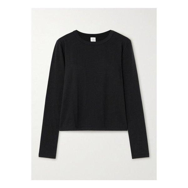 리셋 마고 코튼 저지 티셔츠 블랙 1647597350187070