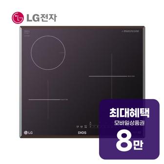 LG 디오스 하이브리드 빌트인 인덕션 2구 + 라디언트 1구 BEY3MS 렌탈 60개월 월 30300원