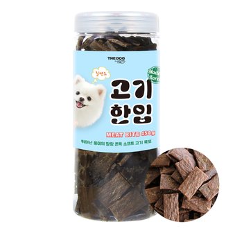 더독 강아지 고기한입 소프트 육포 져키 칠면조 450g