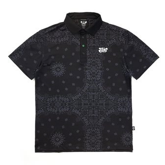 욜프 PK SHIRTS PAISLEY BLACK 욜프 PK 셔츠 페이즐리 블랙