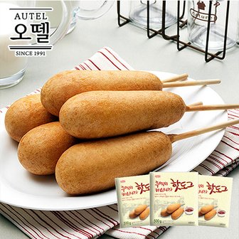 오뗄 추억의 카스테라 핫도그 50g 10+10+10개