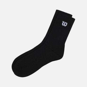 윌슨 W 크루 삭스/BLK/W251006TSO18