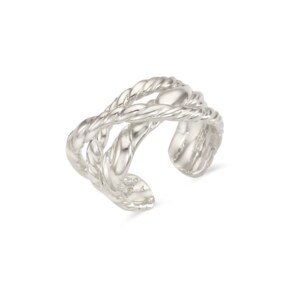 Swirling Triple Line Ring - silver (1001010607)