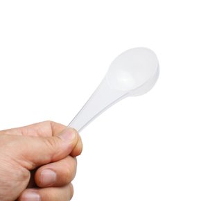 원형 계량 스푼 30ml 이유식 사료 펠렛을 일정하게 급여 앵무새 햄스터 토끼 소동물