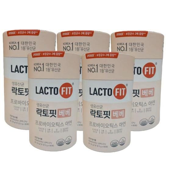 [종근당건강] 종근당건강 락토핏 베베 60포 x 5개 (S39138823)