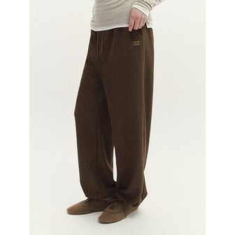 마리끌레르 기모 밴딩 코듀로이 트랙팬츠(MAFDSL02NBR)