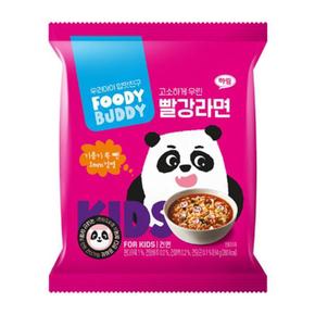 [하림] 하림 푸디버디 빨강라면 봉지 84g 4개 (S12525871)