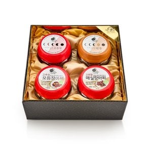 순창문옥례식품 선물세트 실속형 4호(고추장500g+된장500g+고추장모듬장아찌400g+고추장매실장아찌400g)